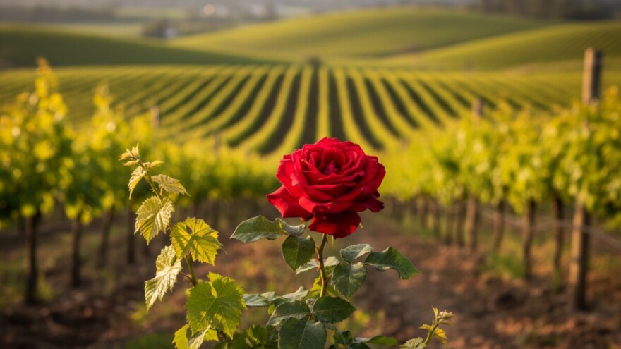 Što ruže rade u vinogradima?