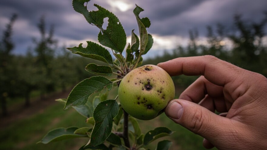 Što s nasadima jabuka nakon tuče?