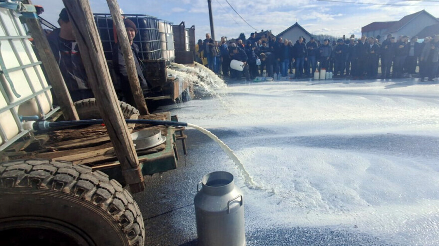 Stočari u Srbiji prosuli tone mlijeka: Problemi isti, ali i zahtjevi