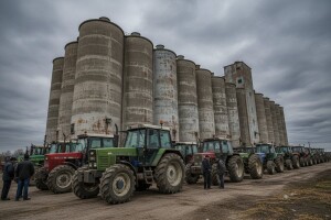 Stotinjak traktora blokiralo silose