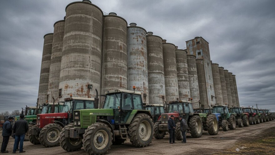 Stotinjak traktora blokiralo silose