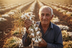 Suša pogoduje urodu bijelog luka