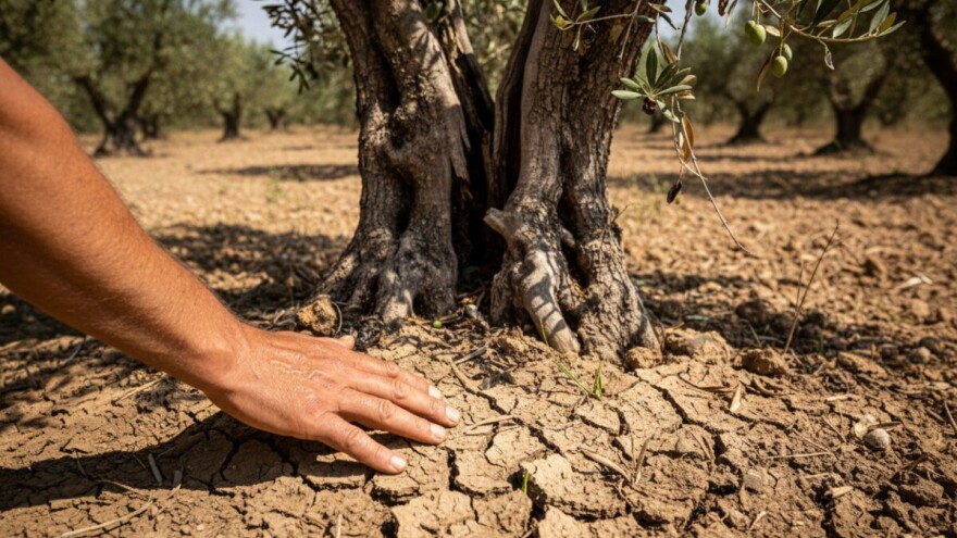 Suša popila maslinovo ulje