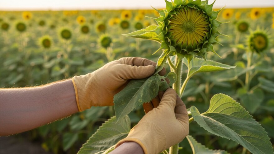Suzbijanje bolesti u usjevima suncokreta