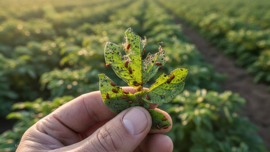 Suzbijanje ličinki krumpirove zlatice