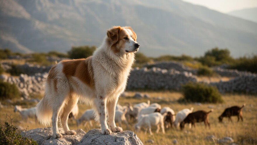 Tornjaci u obrani stada od vukova u Zagori