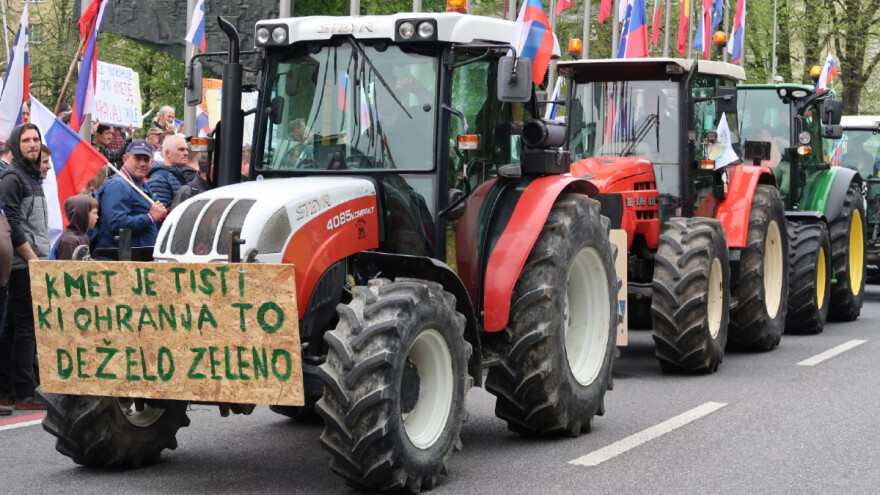 Slovenački poljoprivrednici blokirali Ljubljanu i pretili stajnjakom: Šta zahtevaju?