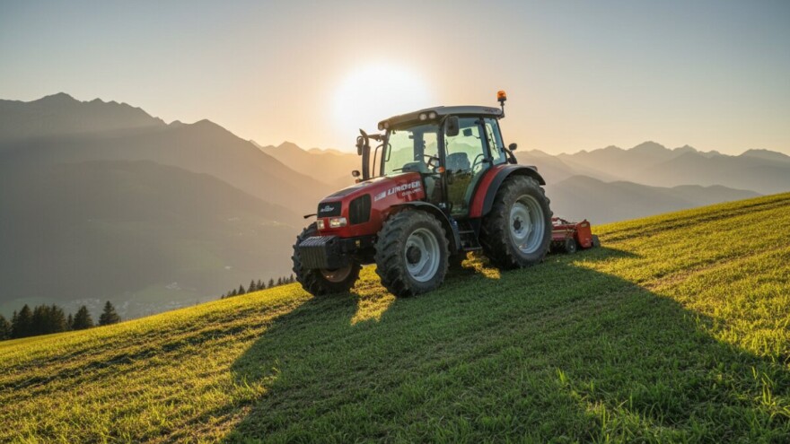 Traktor Lindner Geotrac 64