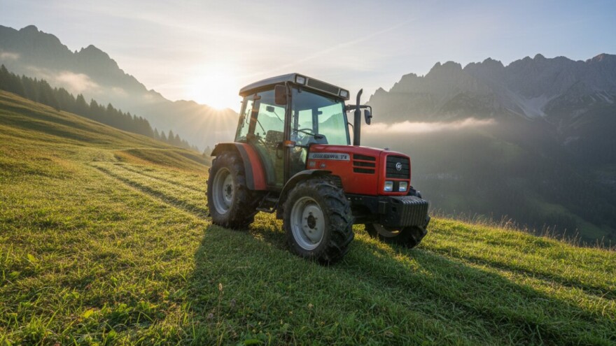 Traktor Lindner Geotrac 74