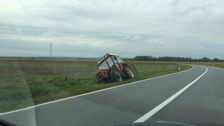 Ozlijeđen u prevrtanju traktora, vozio s 1,56 promila