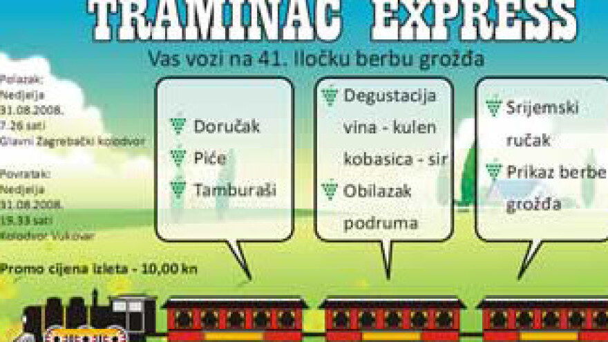 "Traminac ekspress" turistički vlak