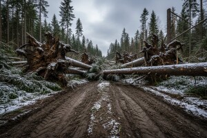 Treća elementarna nepogoda za goranske šume
