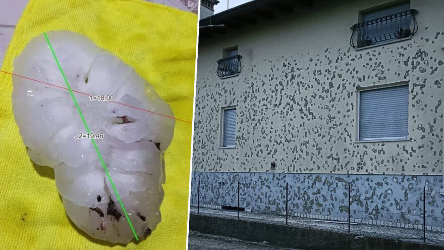 Padala tuča veličine 19 cm - oboren europski rekord