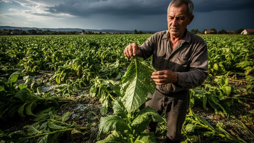 Tuča uništila duhan vrijedan 26 milijuna kuna