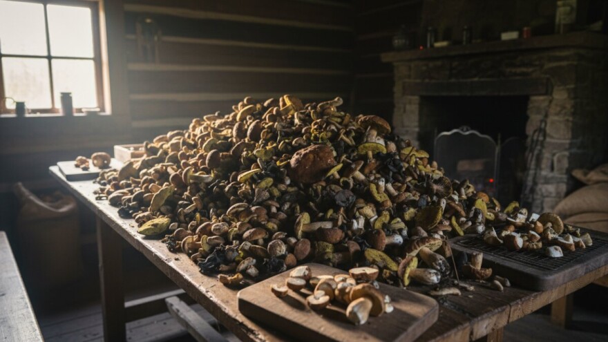 Turisti berači gljiva