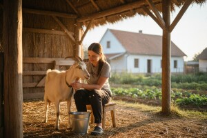 Turisti sami muzu mlijeko i beru povrće