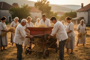 Turistima vratili vrijeme kad se žito kosom kosilo