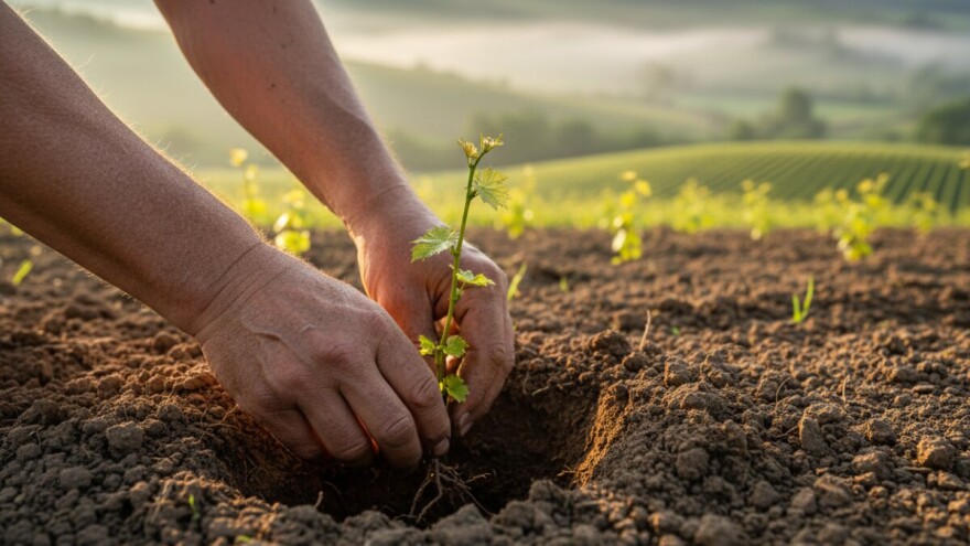 U Komoru Začretskom zasađen vinograd - matičnjak