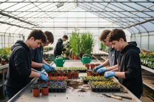 Učenici uzgajaju cvijeće