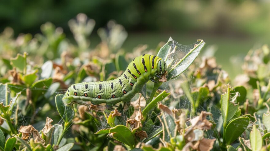 Ukrasne šimšire u Međimurju napada šimširov moljac