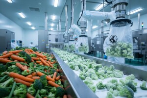 Umestog svežeg, izvoziti zamrznuto povrće