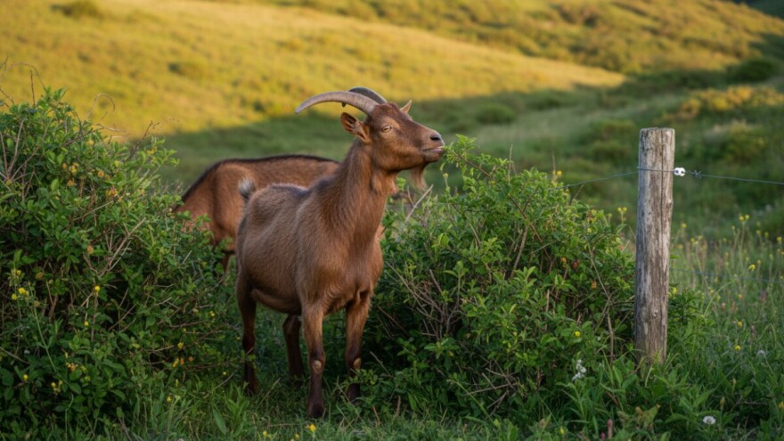 Umjesto strojeva, šikaru krčile svestrane koze