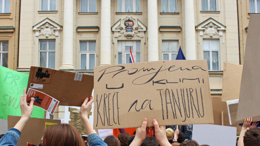 Globalni prosvjed za klimu u Zagrebu, Osijeku, Rijeci i Splitu