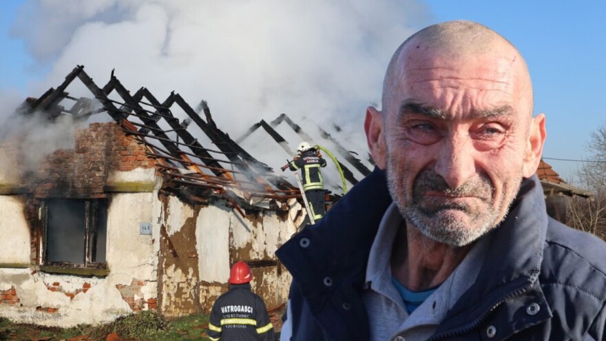 Tuga u selu: Na Staru godinu u požaru ostao bez doma