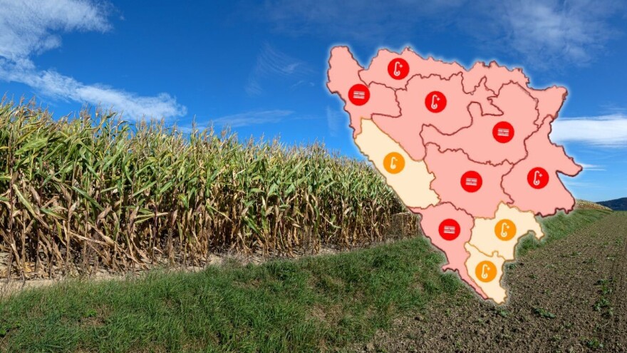 Stižu lokalni pljuskovi u Bosni, ni grad nije isključen