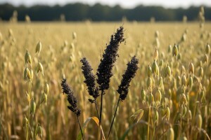 Uočena pojava prašne snijeti na usjevu zobi