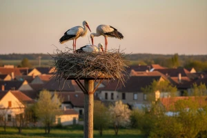 Uredili gnijezdo bijelim rodama u selu Boljanić kod Doboja