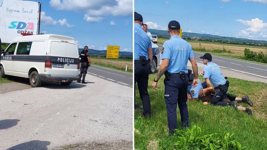 Sramotne scene u susednoj BiH: Policija brutalno hapsi poljoprivrednika