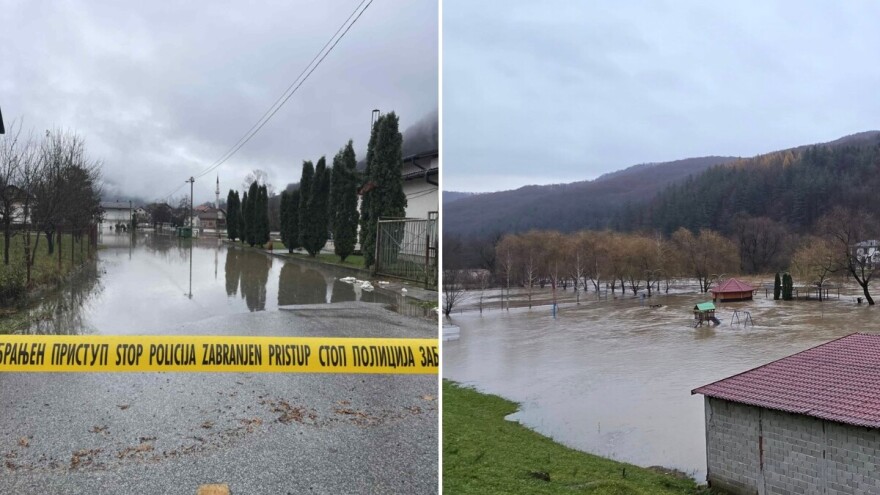 Uslijed kiše i topljenja snijega poplavile kuće i poljoprivredno zemljište