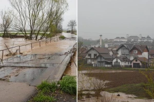 Vanredna odbrana od poplava u Loznici i Šapcu, evakuisana stoka u selu Bradić