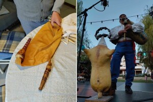 Anđelko Brna jedan je od rijetkih koji izrađuju i sviraju mih