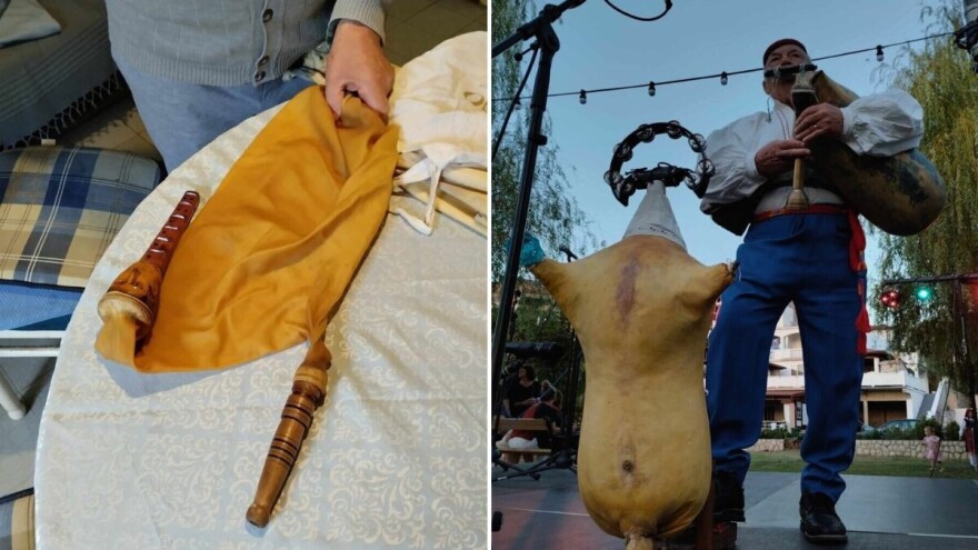 Anđelko Brna jedan je od rijetkih koji izrađuju i sviraju mih