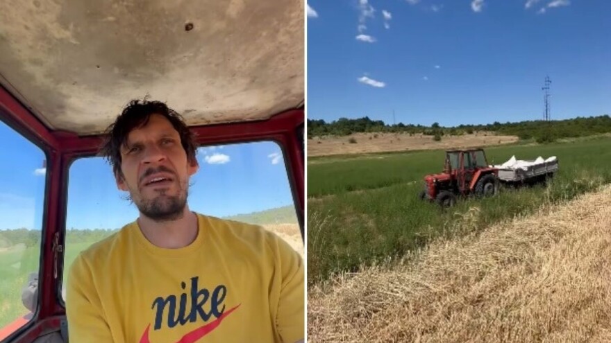 Boban Marjanović oduševio: Košarkaš seo u traktor, pa zapevao narodnjake