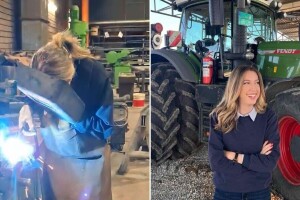 Vari, brusi i popravlja! Ivana Lukić remontuje poljoprivredne mašine