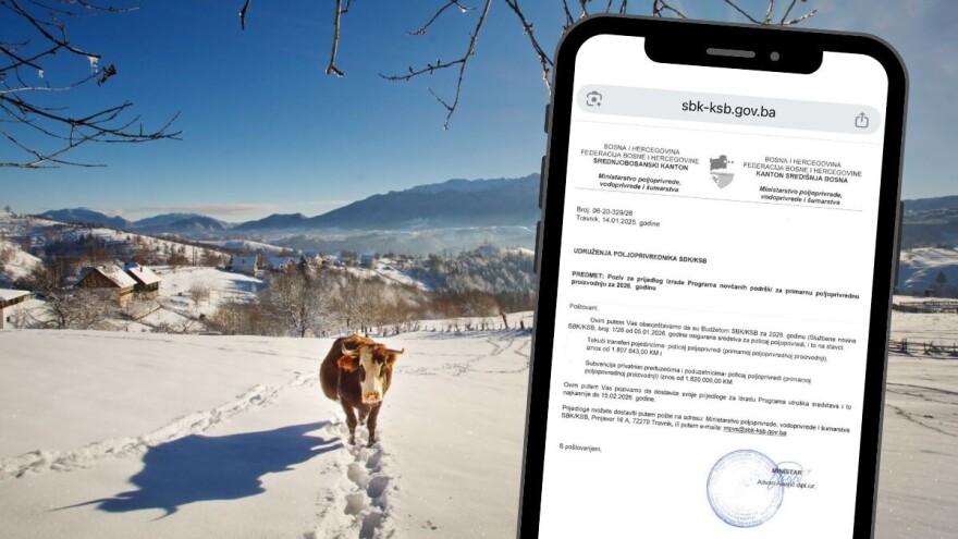 Udruženja poljoprivrednika pozvana da daju prijedloge za izradu programa poticaja