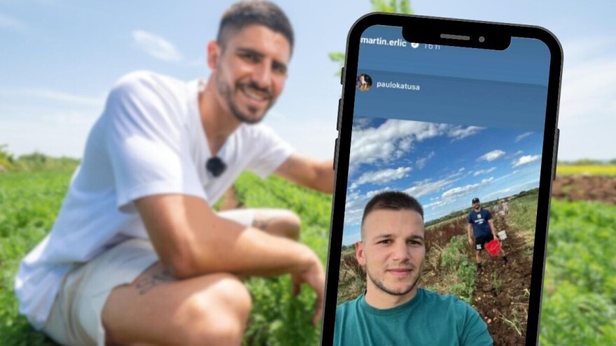 Nakon Eura, reprezentativac Martin Erlić pomaže obitelji u polju