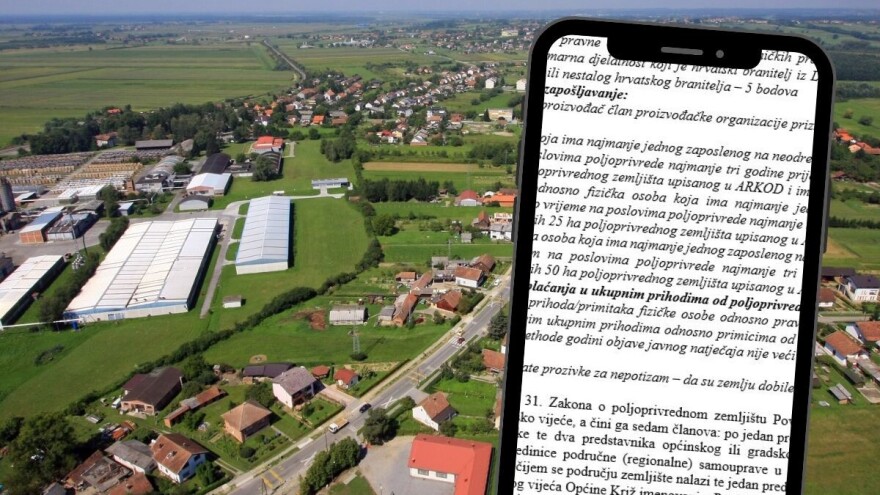 Optužbe za pogodovanje pri dodjeli državnog zemljišta stižu i iz Općine Križ, evo što kažu