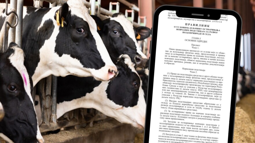 Koliki su poticaji poljoprivredi u Republici Srpskoj za 2025. godinu?