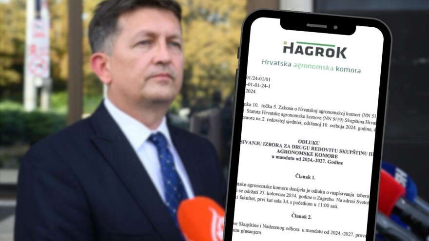 Otvoren je javni poziv za izbornu skupštinu Hrvatske agronomske komore, kandidirajte se