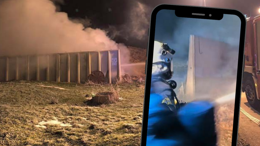 Požar na farmi kod Osijeka, vatrogasci se četiri sata borili s vatrenom stihijom