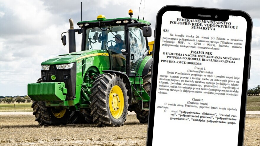 Objavljeni Pravilnik i rokovi za podnošenje zahtjeva za poticaje po modelu ruralnog razvoja