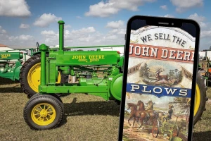 Redak John Deere reklamni natpis prodat za 71.500 dolara
