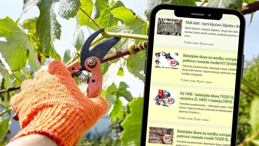 Tražiš alat za rezidbu? Škicni u novu ponudu oglasnika Agrokluba
