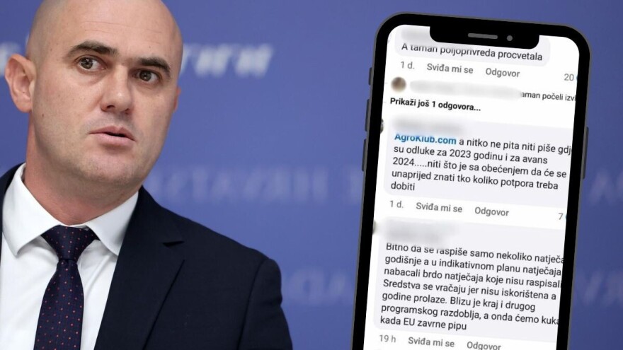 Evo što poljoprivrednici kažu o Dabrinoj ostavci