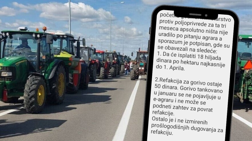 Subotički poljoprivrednici pitaju: Šta je sa subvencionisanim kreditima i refakcijom za gorivo?