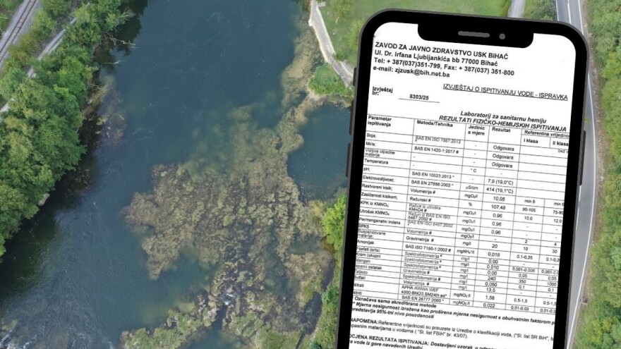 Stigli preliminarni rezultati analize vode iz rijeke Une